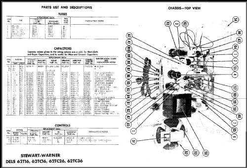 62T16 Ch= 9023C; Stewart Warner Corp. (ID = 483729) Radio