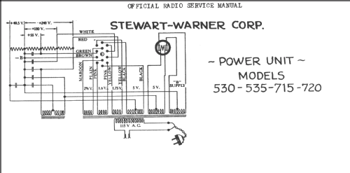 715; Stewart Warner Corp. (ID = 245134) Radio