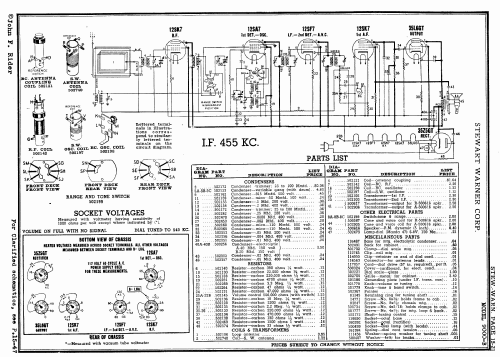 9000-B ; Stewart Warner Corp. (ID = 266404) Radio