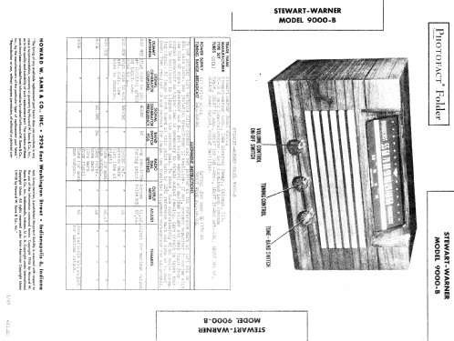 9000-B ; Stewart Warner Corp. (ID = 594640) Radio