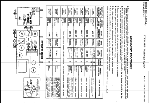 9001-E ; Stewart Warner Corp. (ID = 484575) Radio