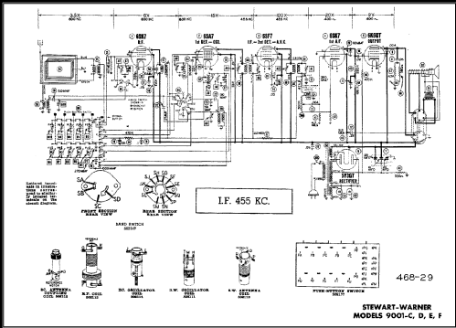 9001-E ; Stewart Warner Corp. (ID = 484576) Radio