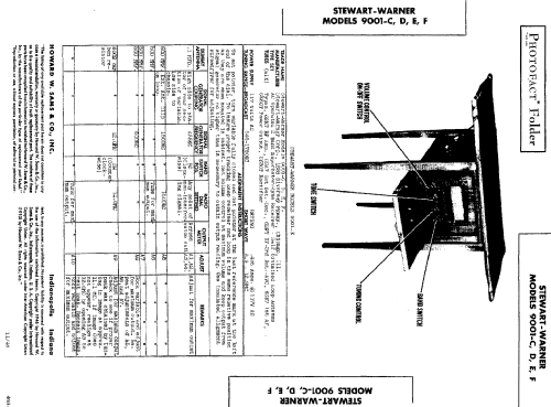 9001-E ; Stewart Warner Corp. (ID = 484581) Radio