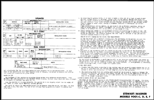 9001-F ; Stewart Warner Corp. (ID = 484591) Radio