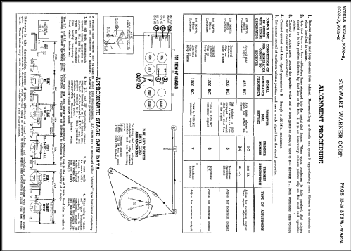 9002-B ; Stewart Warner Corp. (ID = 484928) Radio