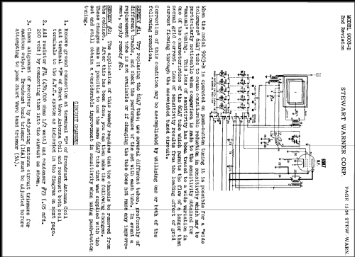 9003-B ; Stewart Warner Corp. (ID = 484962) Radio