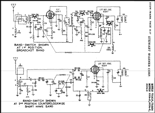 9004-B ; Stewart Warner Corp. (ID = 485026) Radio