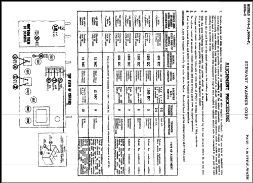 9004-B ; Stewart Warner Corp. (ID = 485027) Radio