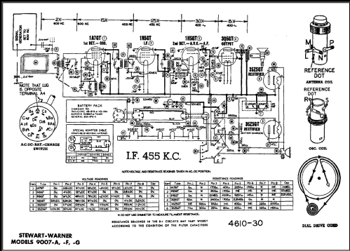 9007-G ; Stewart Warner Corp. (ID = 485245) Radio