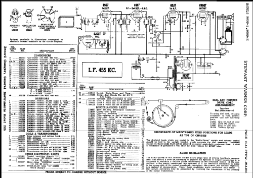 9009-B ; Stewart Warner Corp. (ID = 485219) Radio