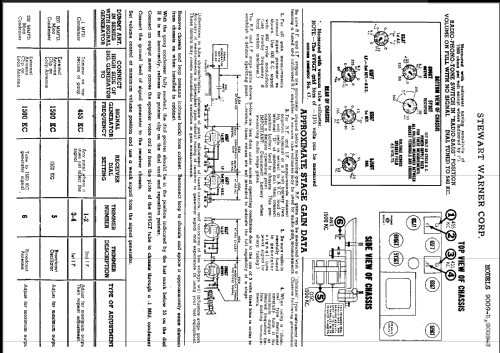 9009-B ; Stewart Warner Corp. (ID = 485220) Radio