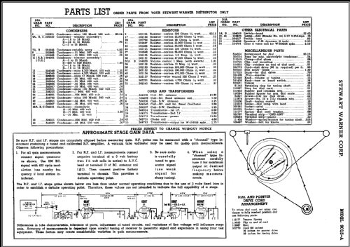 9013-A ; Stewart Warner Corp. (ID = 443527) Radio