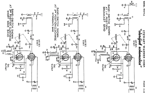 9017B ; Stewart Warner Corp. (ID = 554437) Radio