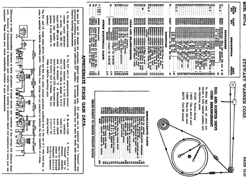 9017B ; Stewart Warner Corp. (ID = 554439) Radio