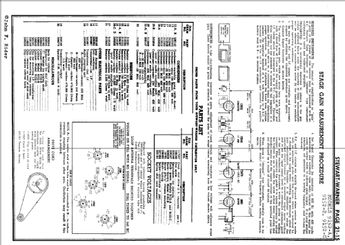 9152-A ; Stewart Warner Corp. (ID = 65766) Radio