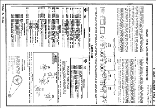 9152-B ; Stewart Warner Corp. (ID = 66180) Radio