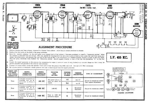 9152-C ; Stewart Warner Corp. (ID = 66181) Radio