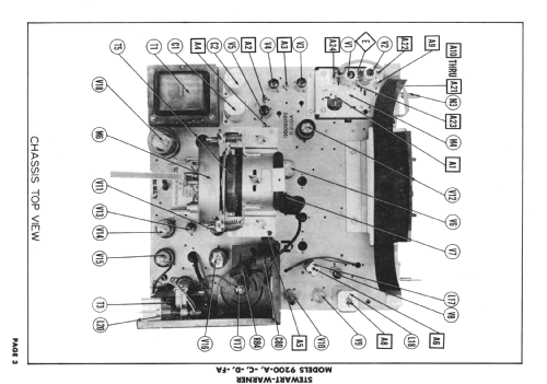 9200-A ; Stewart Warner Corp. (ID = 2054036) Television