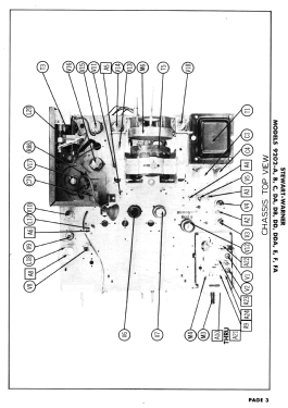 9202-A; Stewart Warner Corp. (ID = 3066868) Television