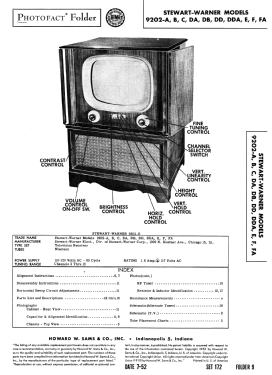 9202-A; Stewart Warner Corp. (ID = 3066871) Television