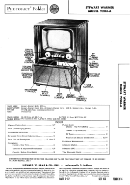 9203-A; Stewart Warner Corp. (ID = 3046660) Fernseh-E