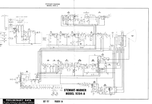 9204-A; Stewart Warner Corp. (ID = 3012718) Televisore