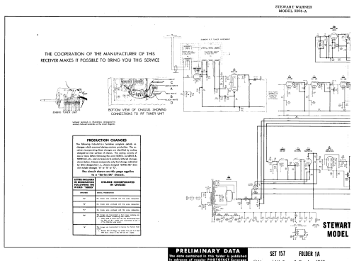 9204-A; Stewart Warner Corp. (ID = 3012719) Televisore