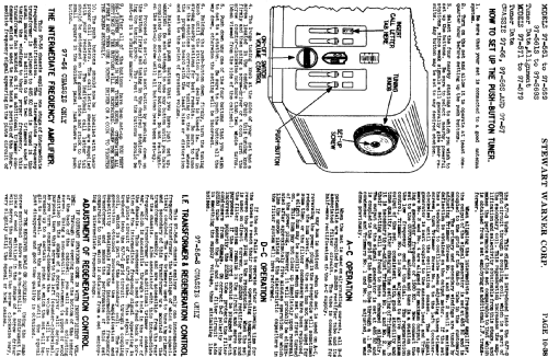 97-566 Ch= 97-56; Stewart Warner Corp. (ID = 522251) Radio