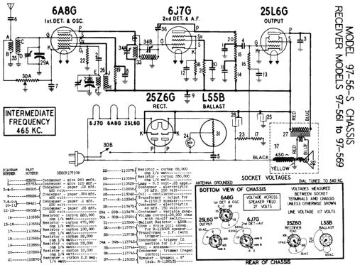 97-567S Ch= 97-56S; Stewart Warner Corp. (ID = 560534) Radio