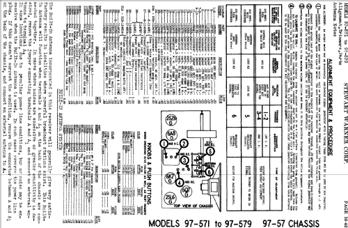 97-571 Ch= 97-57; Stewart Warner Corp. (ID = 522312) Radio