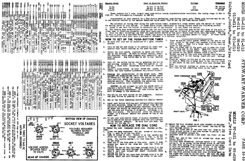 98-511 Ch= 98-51; Stewart Warner Corp. (ID = 518007) Radio