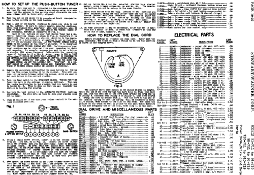 98-715 Ch= 98-71; Stewart Warner Corp. (ID = 520820) Radio
