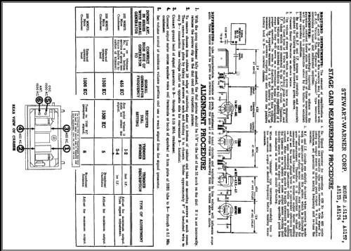 A51T1 Ch= 9020-A; Stewart Warner Corp. (ID = 408729) Radio