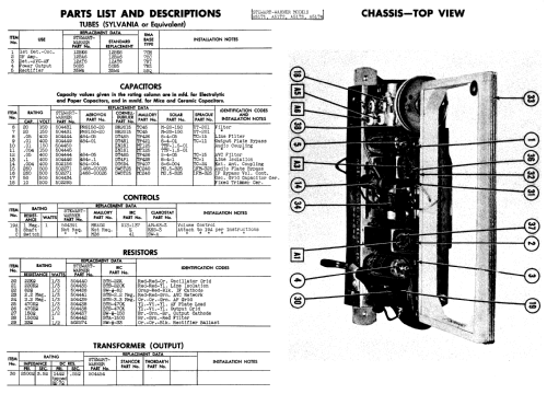 A51T1 Ch= 9020-A; Stewart Warner Corp. (ID = 828723) Radio