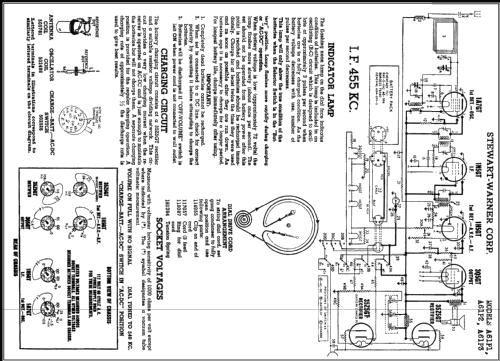 A61P1 Ch= 9036-A; Stewart Warner Corp. (ID = 409291) Radio