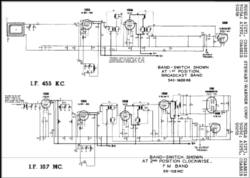 A72T1 Ch= 9026A; Stewart Warner Corp. (ID = 309090) Radio