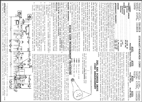 A72T2 Ch= 9026B; Stewart Warner Corp. (ID = 309102) Radio