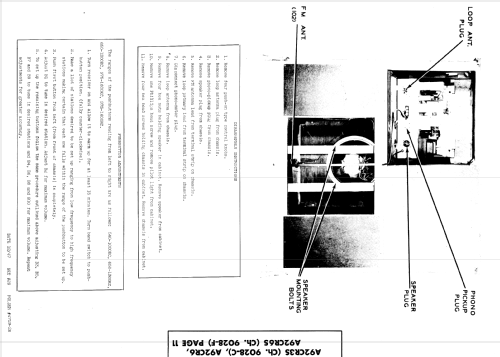 A92CR3 ; Stewart Warner Corp. (ID = 914485) Radio