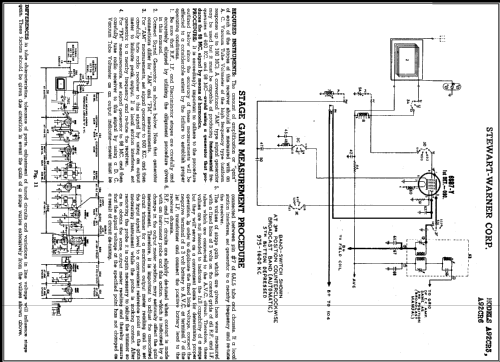 A92CR6 ; Stewart Warner Corp. (ID = 409661) Radio