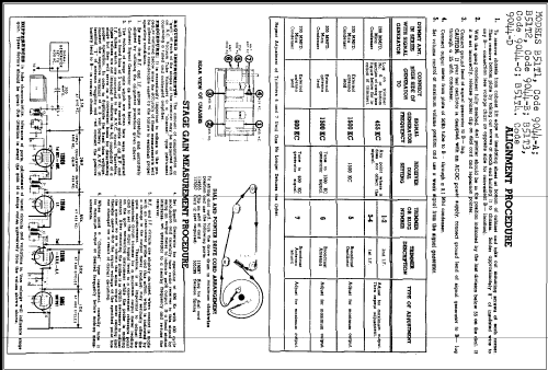 B51T3 Ch= 9044-C; Stewart Warner Corp. (ID = 275269) Radio