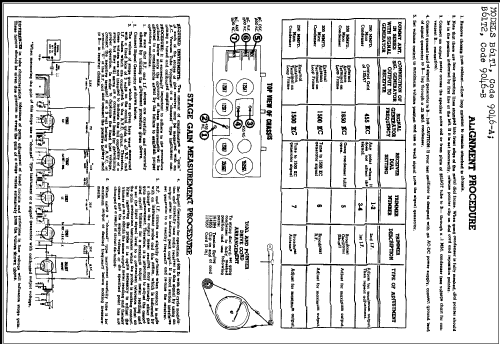 B61T1 Ch= 9046-A; Stewart Warner Corp. (ID = 275273) Radio