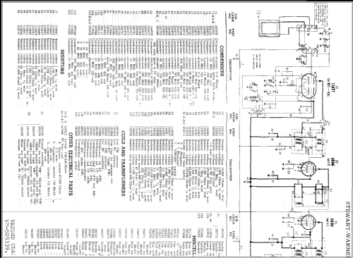 B92CR3 Ch= 9043C; Stewart Warner Corp. (ID = 309528) Radio