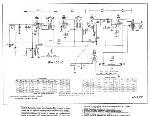 C51T1 Ch= 9045-A; Stewart Warner Corp. (ID = 990970) Radio