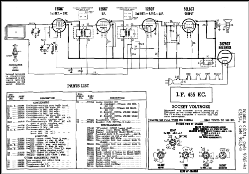 C51T2 Ch= 9045-B; Stewart Warner Corp. (ID = 275278) Radio