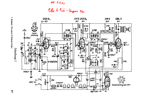 6-Röhren-Super ; Strasser Spulen; (ID = 2921861) Radio