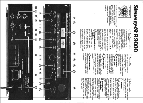 AM FM Stereo Receiver R 9000; Strato, Hamburg (ID = 2078995) Radio