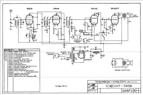 5A59; Stromberg-Carlson (ID = 1790691) Radio