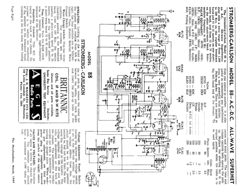 88RG Ch= 88; Stromberg-Carlson (ID = 757933) Radio