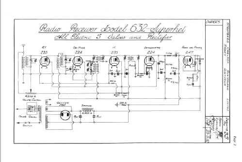 Chaucer Ch= 632; Stromberg-Carlson (ID = 2214624) Radio