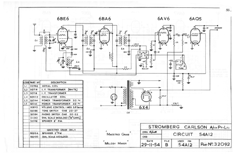 Maestro Gram 54A12; Stromberg-Carlson (ID = 2838351) Radio